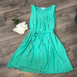 Turquoise loose dress
